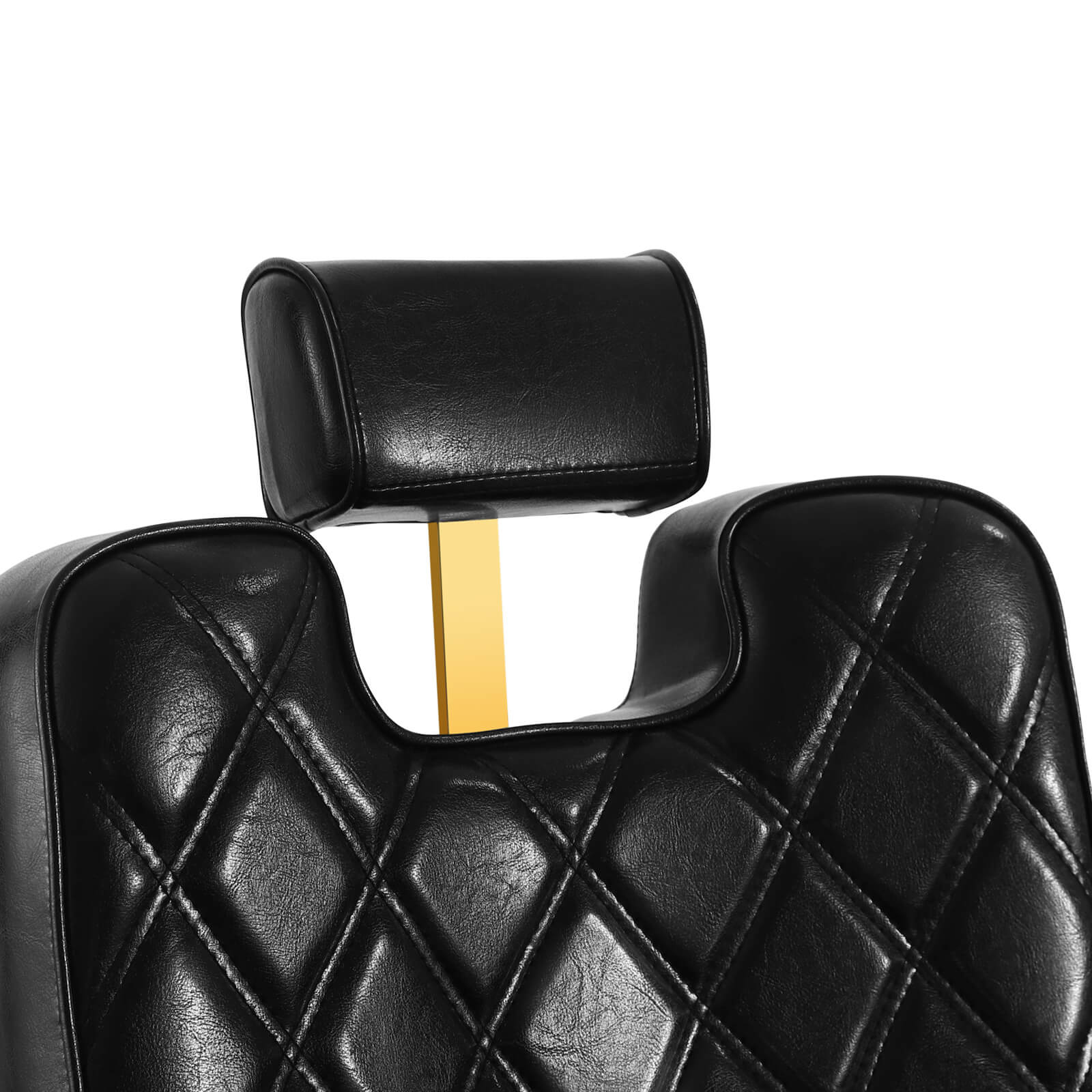 #5636 Prestige Wide Backrest Barber Chair（Gold/Black）