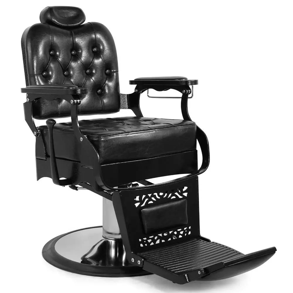 #5041 Vintage Barber Chair Heavy Duty Hydraulic Recline Salon Chair