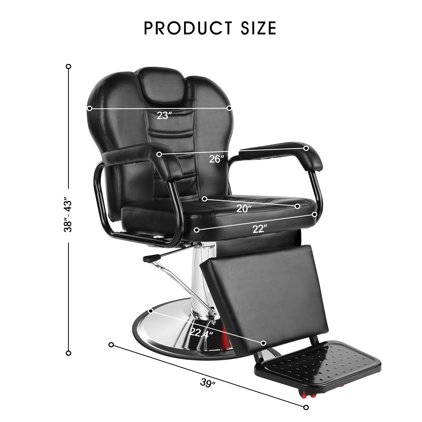 All purpose hydraulic recline barber chair shampoo 67b new arrivals