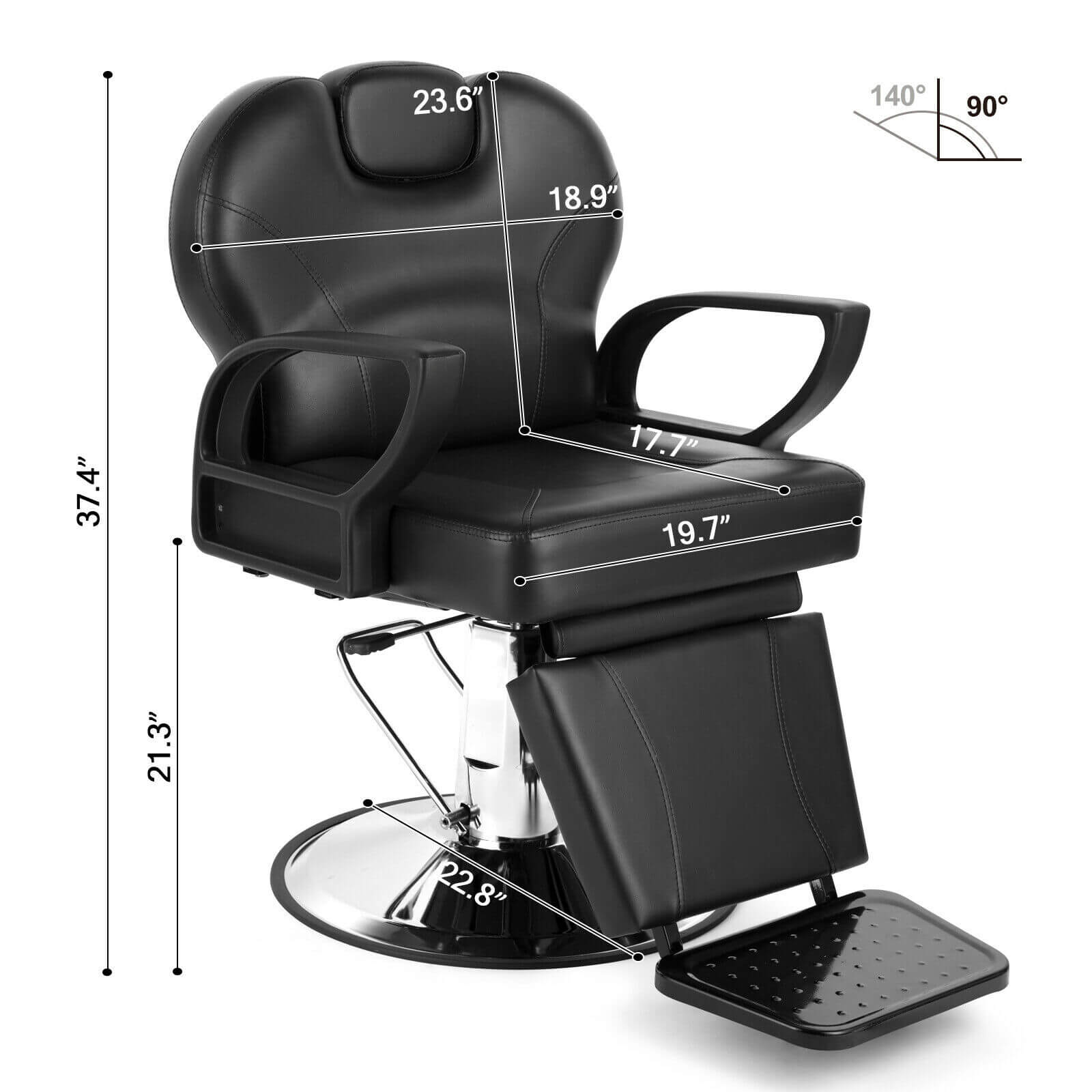 Hydraulic best sale barber chair