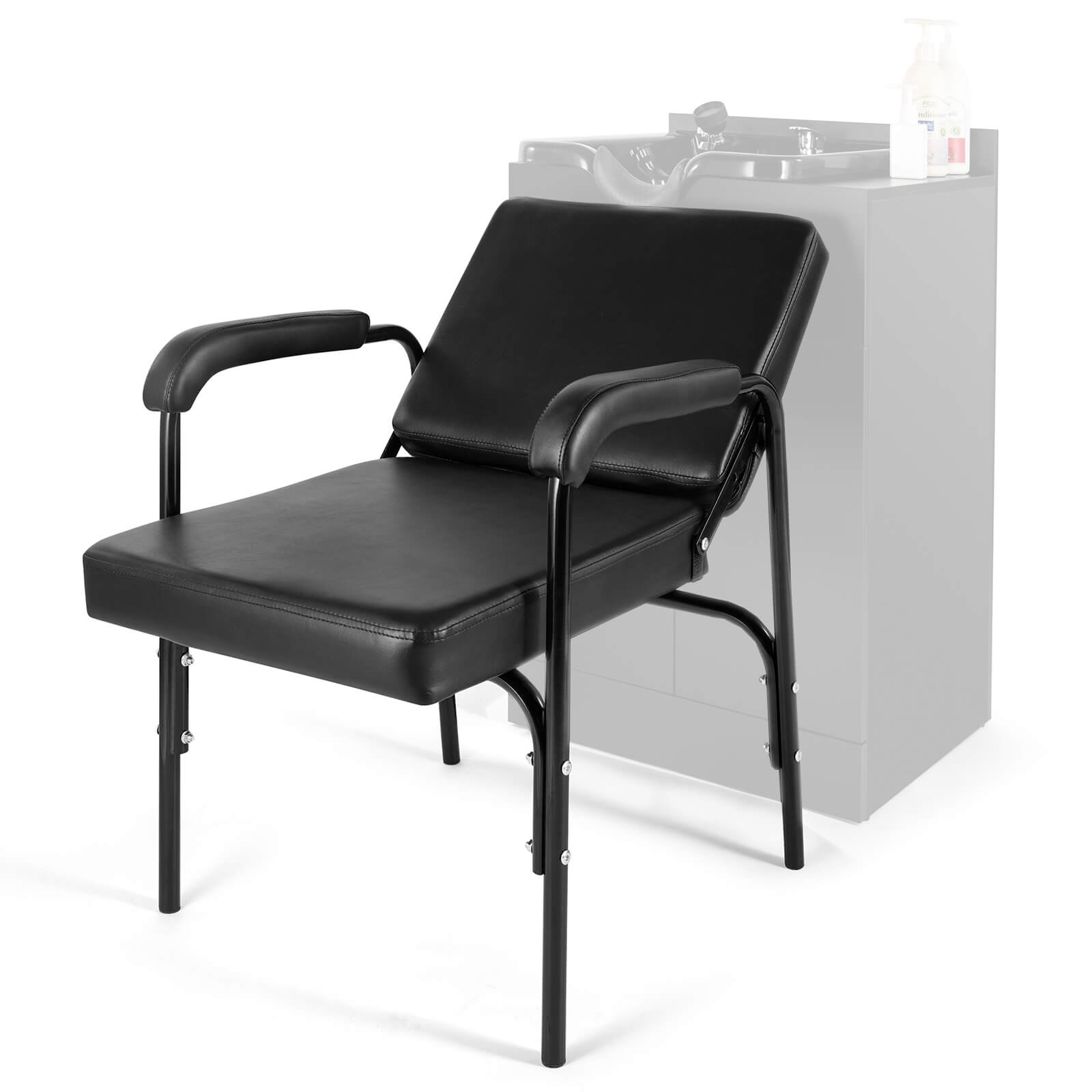 Silla de salón reclinable, silla de peluquería, silla de spa