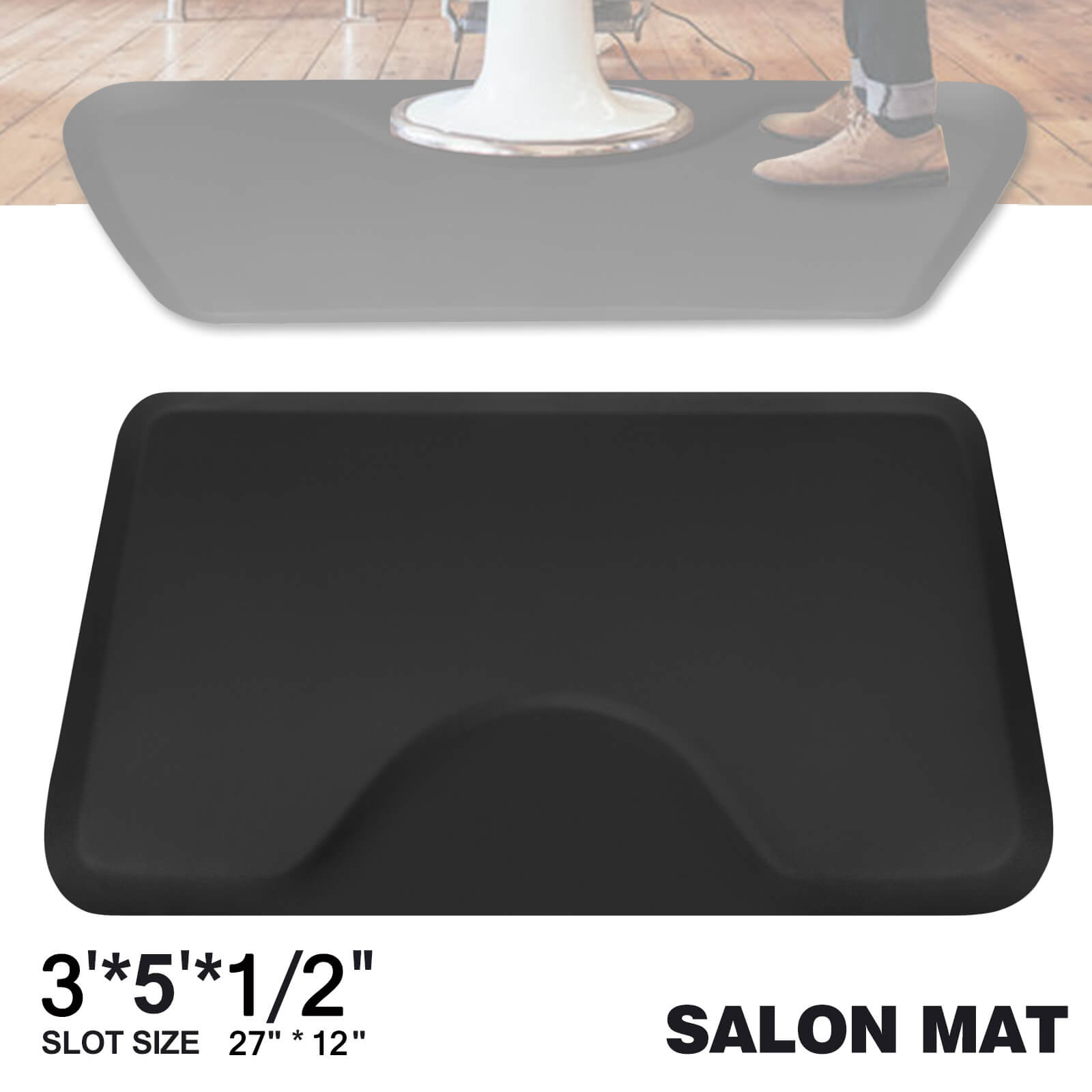 Salon best sale chair mat