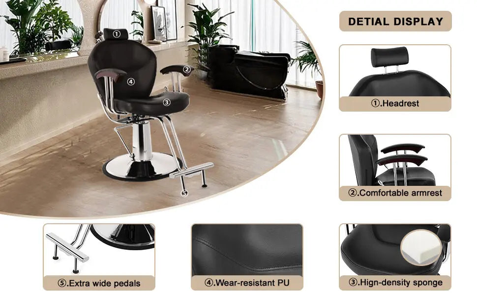 Comfortable salon online chairs